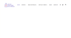 Desktop Screenshot of diocesissantamariadelosangeles.cl